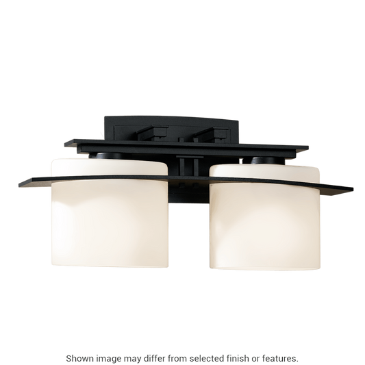 Arc Ellipse 2-Light Sconce - White by Hubbardton Forge