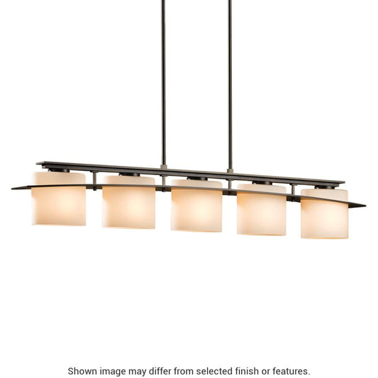 Arc Ellipse 5-Light Pendant - White by Hubbardton Forge