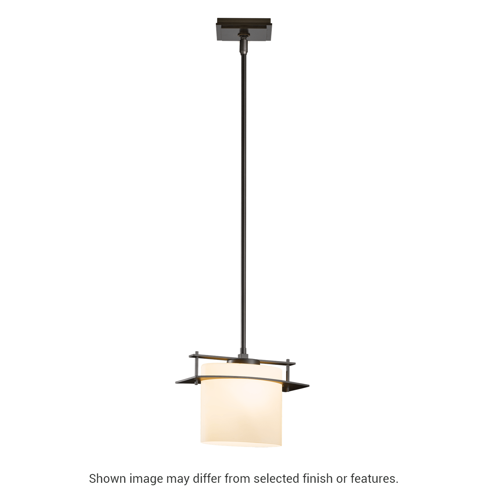 Arc Ellipse Large Mini Pendant - White by Hubbardton Forge