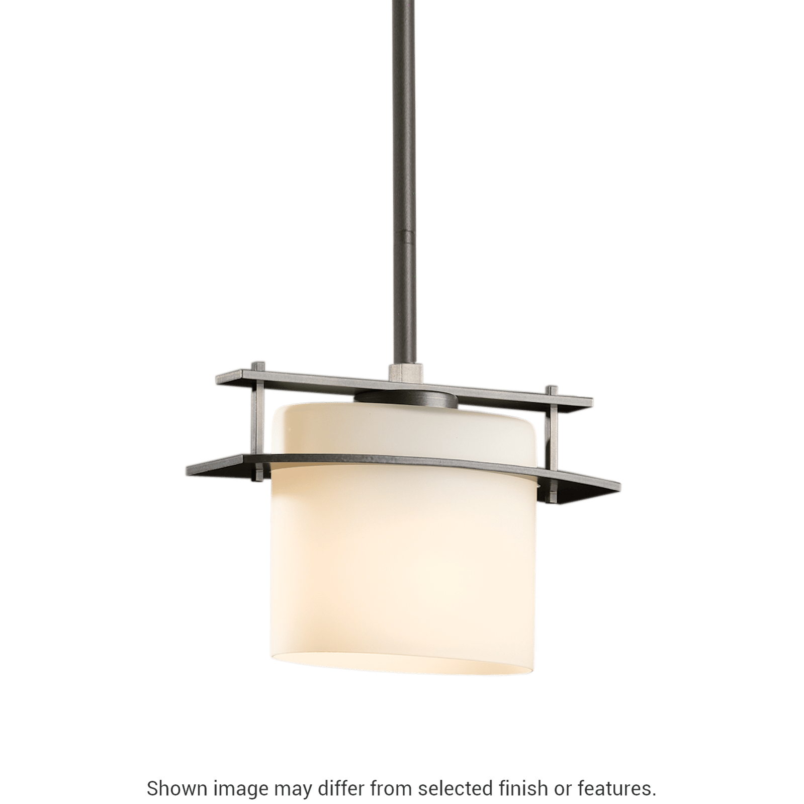 Arc Ellipse Mini Pendant - White by Hubbardton Forge