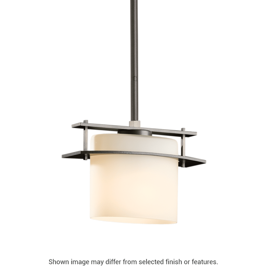 Arc Ellipse Mini Pendant - White by Hubbardton Forge
