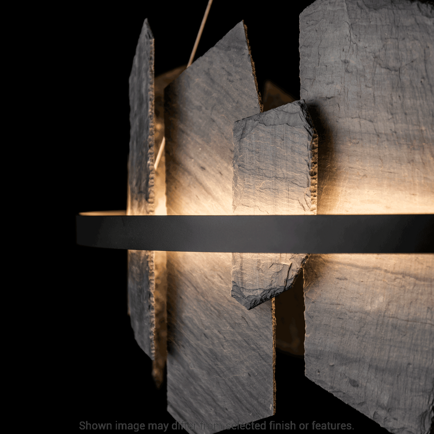 Ardesia Circular LED Pendant - White by Hubbardton Forge