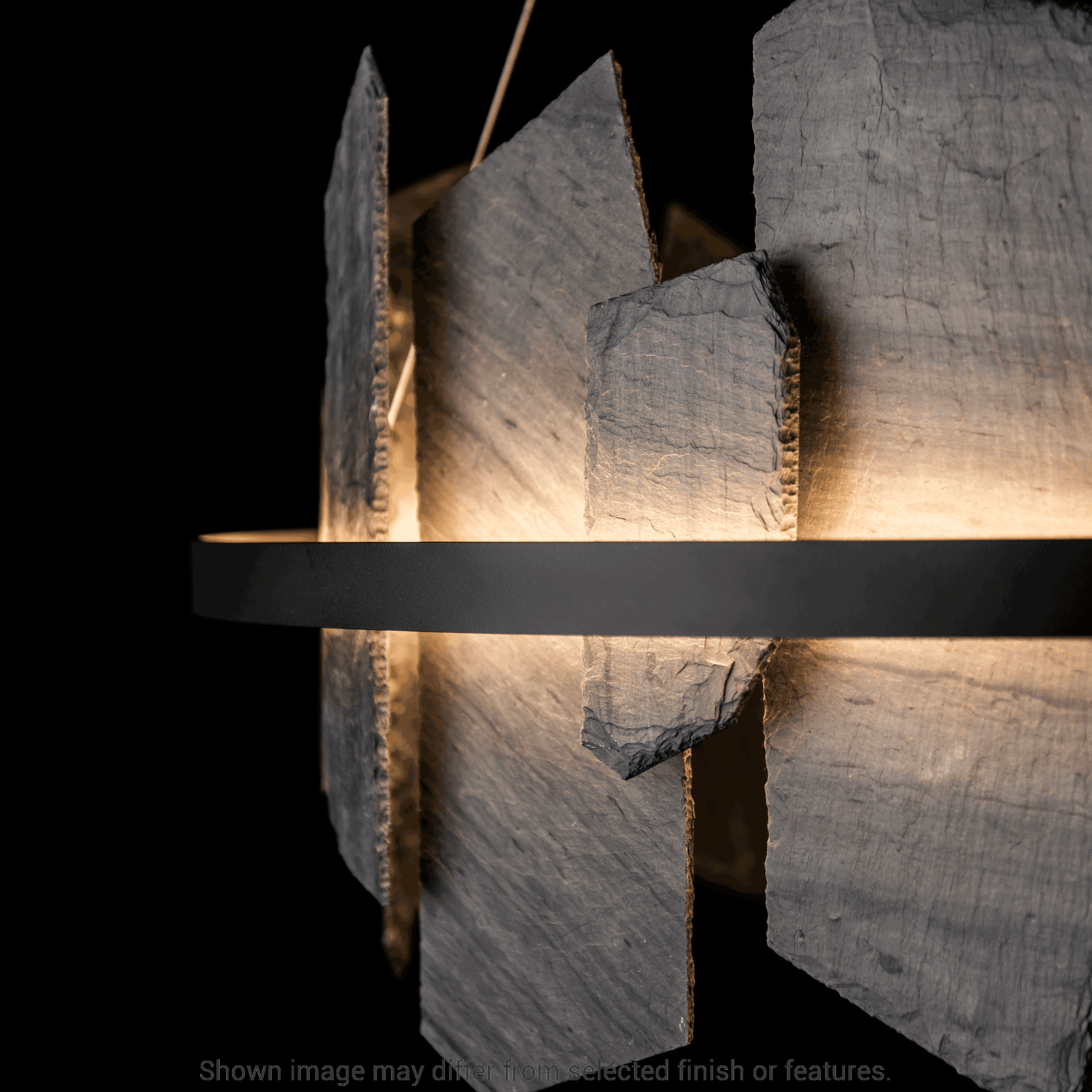 Ardesia Circular LED Pendant - White by Hubbardton Forge