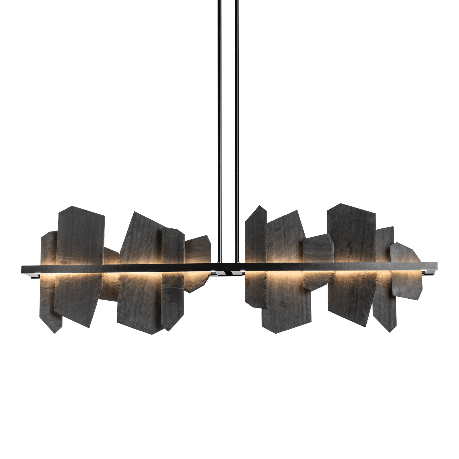 Ardesia Linear LED Pendant - Black by Hubbardton Forge