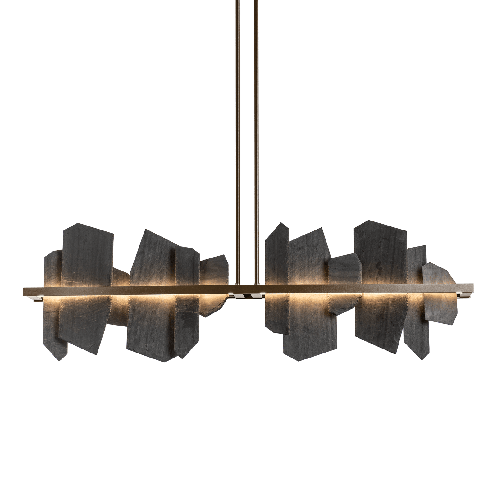 Ardesia Linear LED Pendant - Bronze by Hubbardton Forge