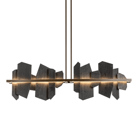 Ardesia Linear LED Pendant - Bronze by Hubbardton Forge