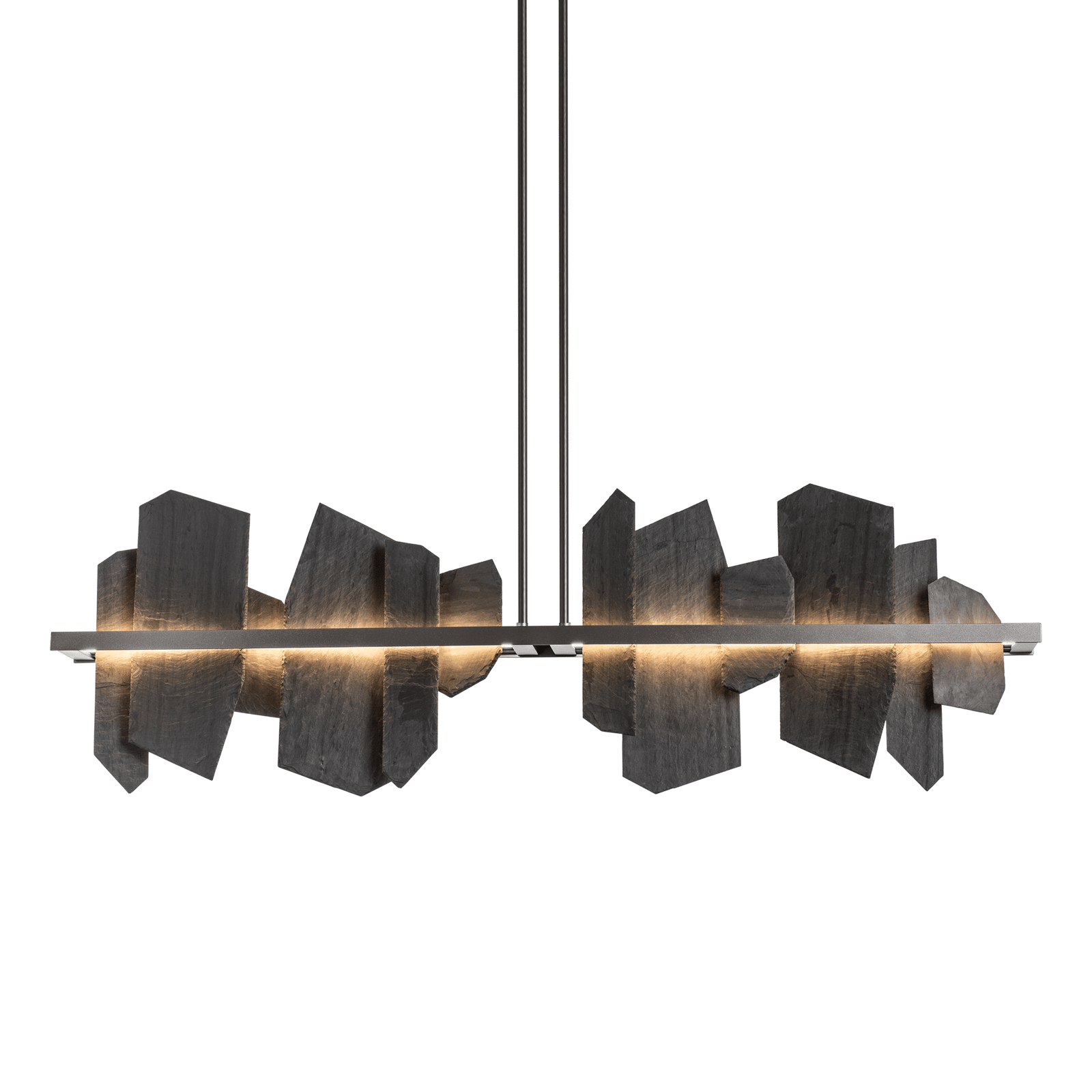 Ardesia Linear LED Pendant - Dark Smoke by Hubbardton Forge