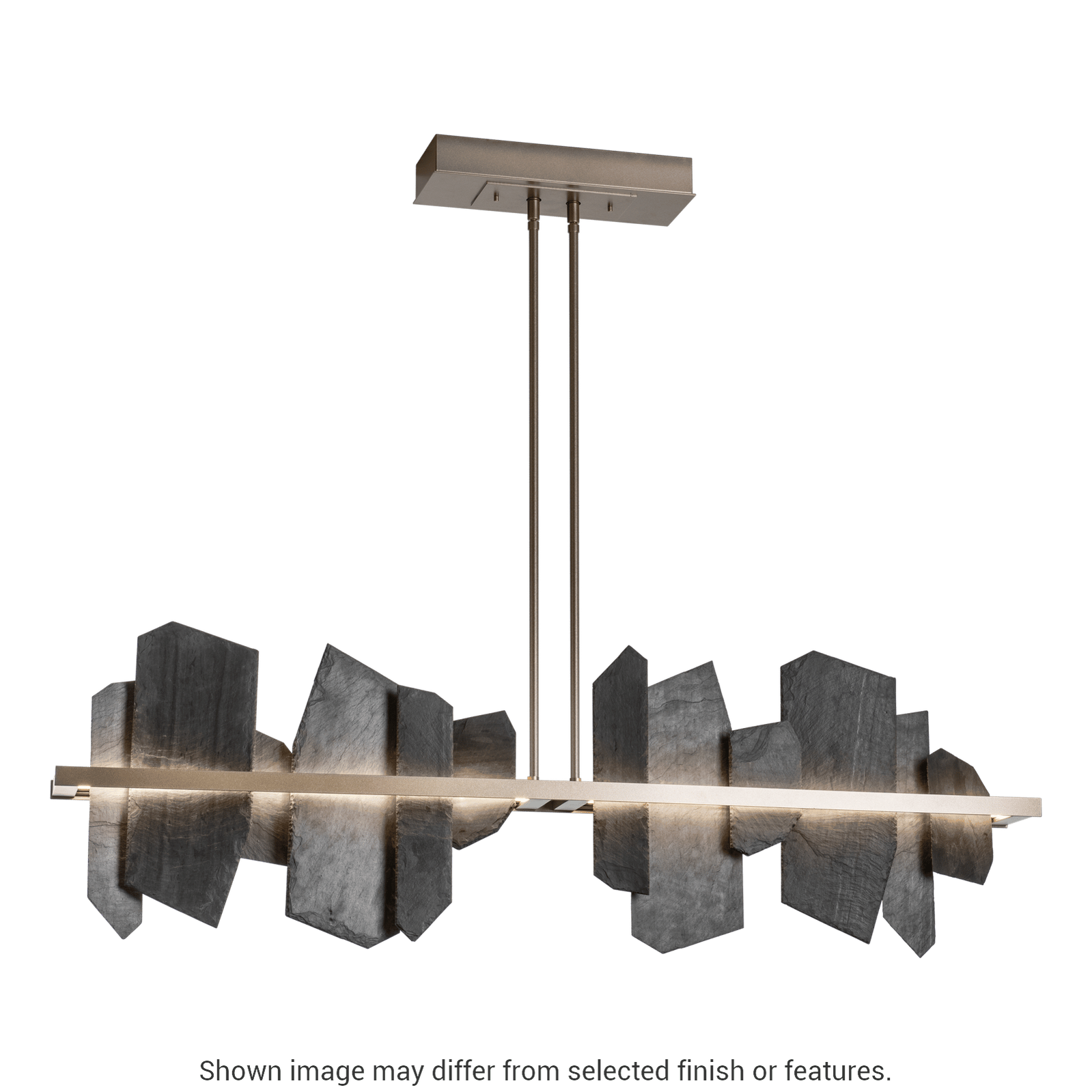 Ardesia Linear LED Pendant - White by Hubbardton Forge