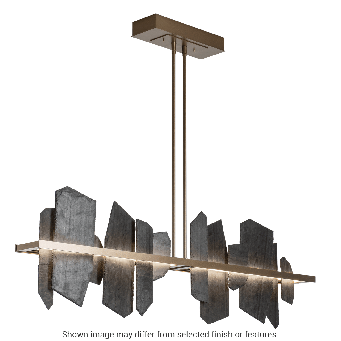 Ardesia Linear LED Pendant - White by Hubbardton Forge