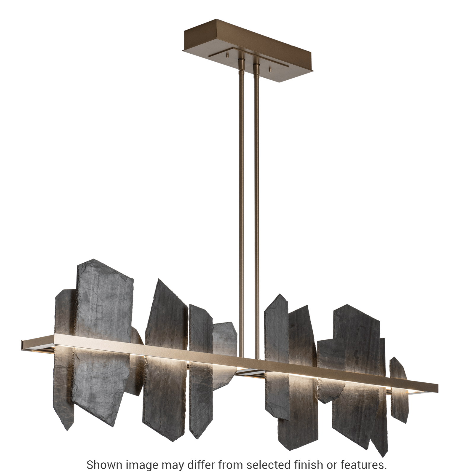 Ardesia Linear LED Pendant - White by Hubbardton Forge