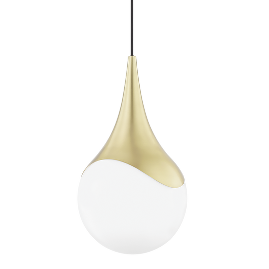 Ariana Large Pendant - 1-Light - Aged Brass - Mitzi H375701L-AGB
