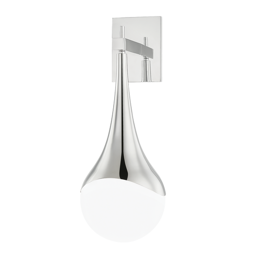 Ariana Wall Sconce - 1-Light - Polished Nickel - Mitzi H375101-PN