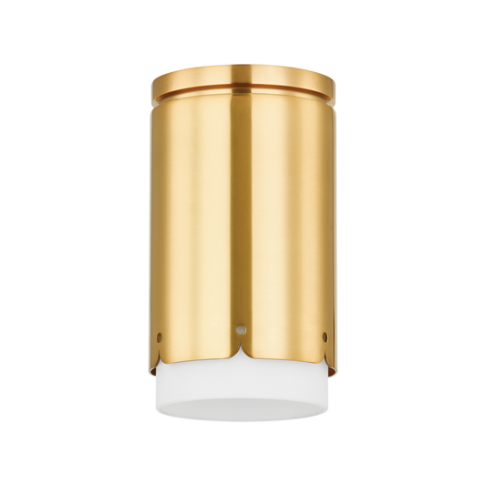 Asa Flush Mount - 1-Light - Aged Brass - Mitzi H870501-AGB