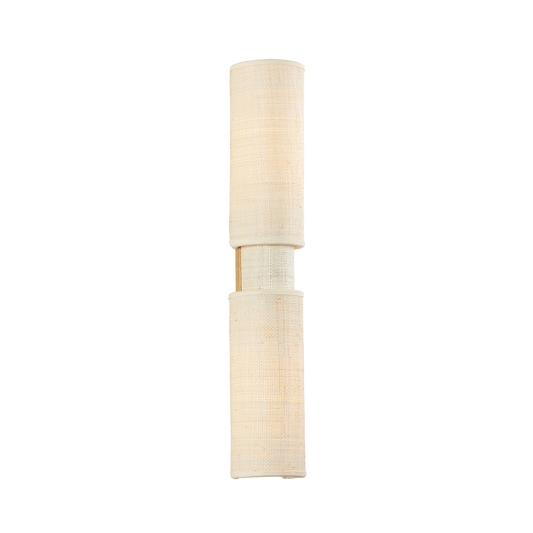 Ashton Wall Sconce - 2-Light - Vintage Gold Leaf - Troy Lighting B2725-VGL