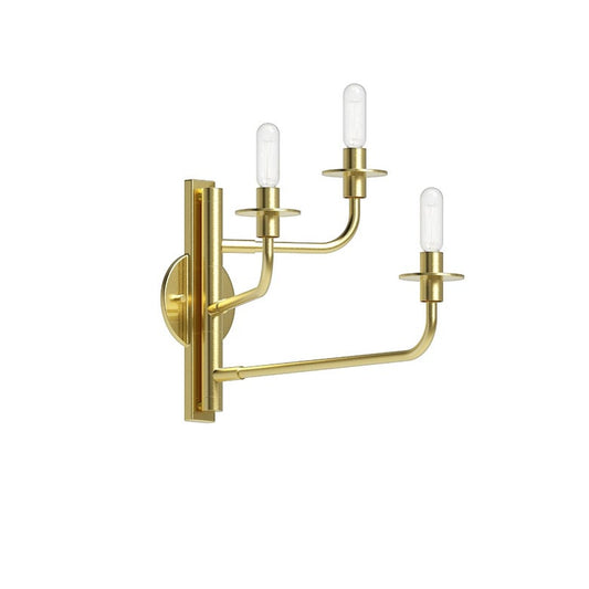 Atelier Sconce - Satin Brass by SONNEMAN