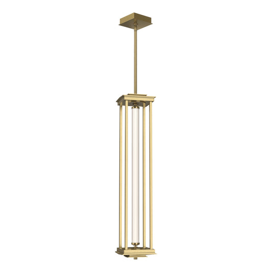 Athena 1-Light Large LED Lantern - Modern Brass by Hubbardton Forge