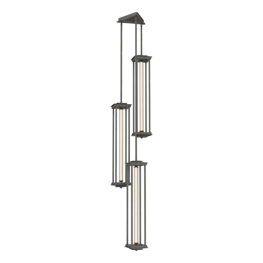 Athena Triple Tall LED Lantern - Natural Iron by Hubbardton Forge