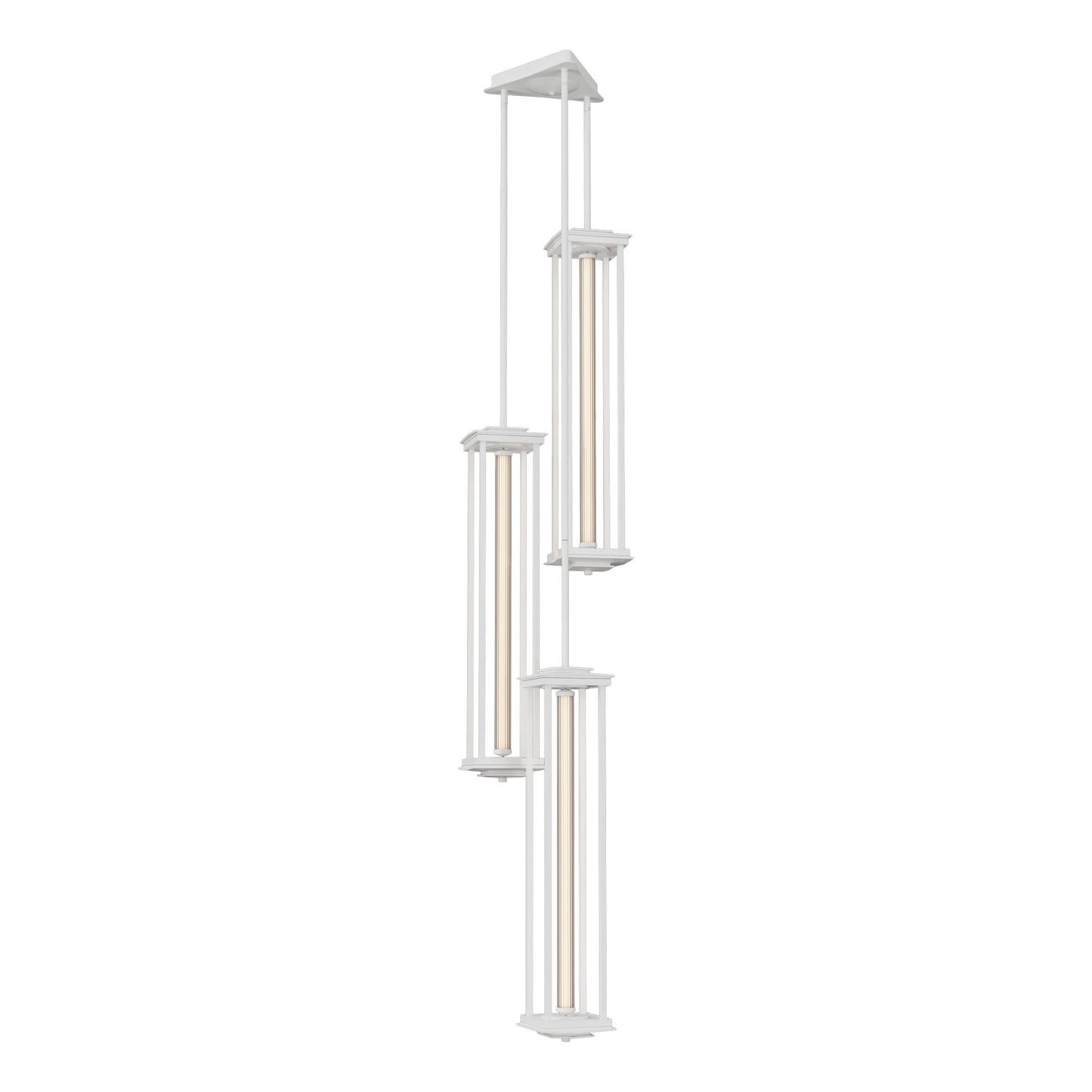 Athena Triple Tall LED Lantern - White by Hubbardton Forge