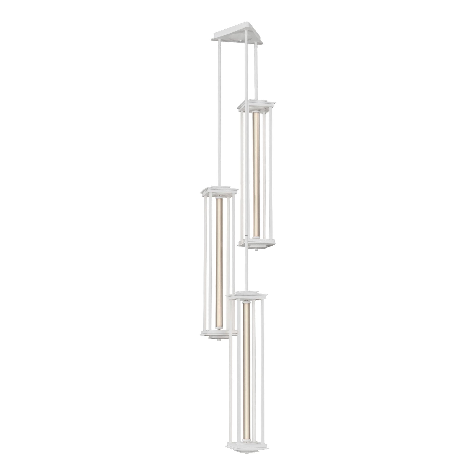 Athena Triple Tall LED Lantern - White by Hubbardton Forge