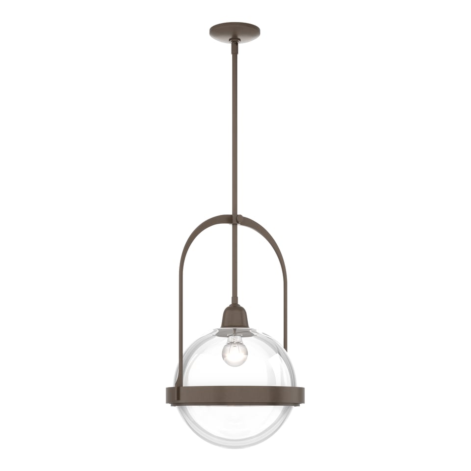 Atlas Pendant - Bronze - Clear Glass by Hubbardton Forge