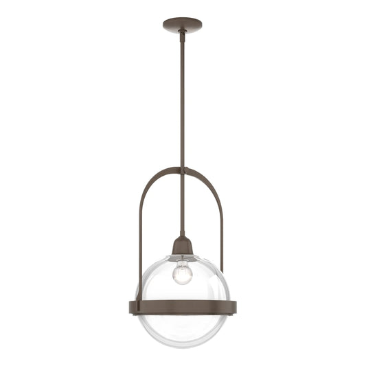 Atlas Pendant - Bronze - Clear Glass by Hubbardton Forge