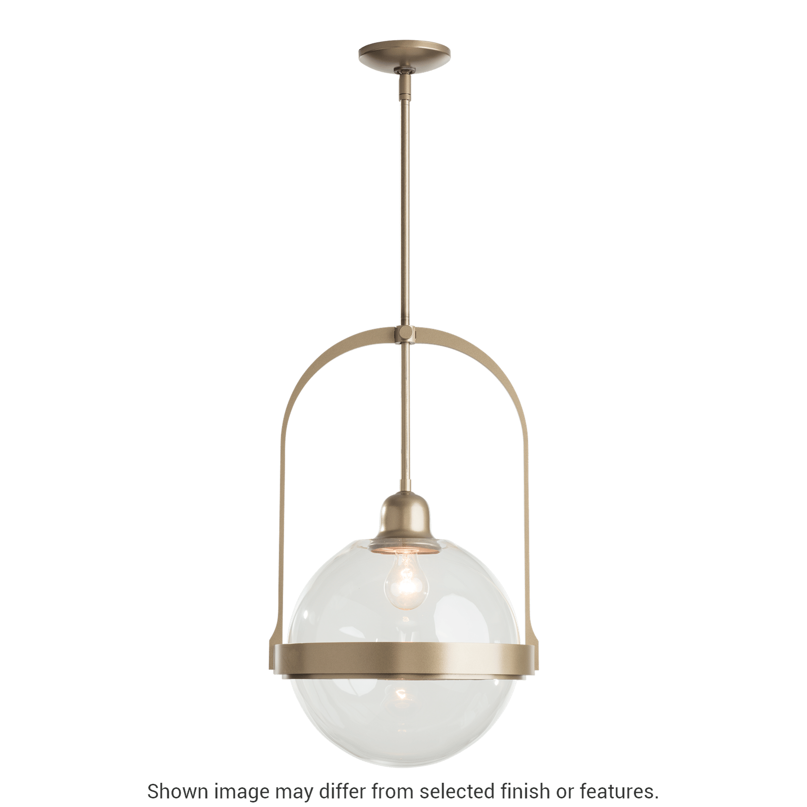 Atlas Pendant - White - Opaline Glass by Hubbardton Forge