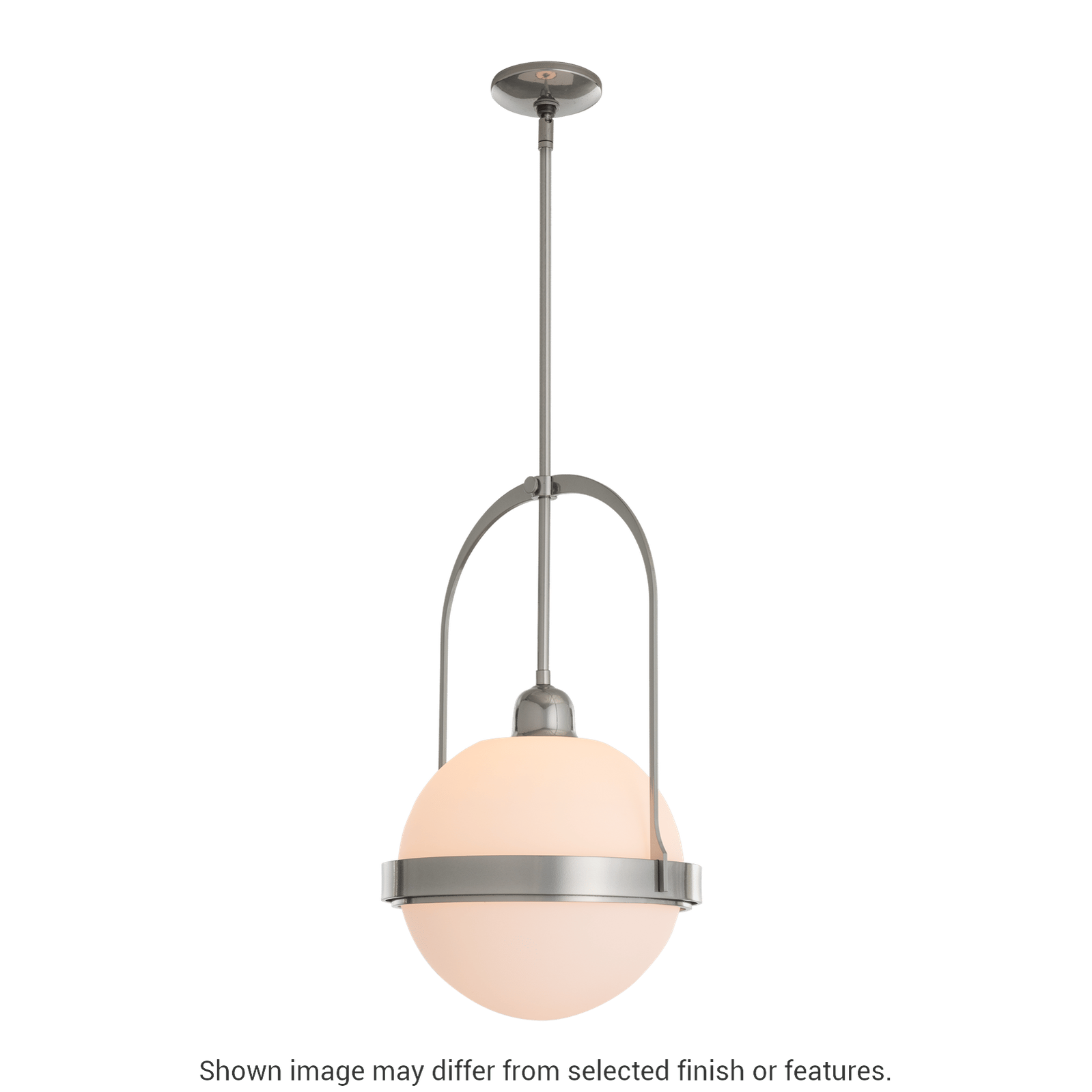 Atlas Pendant - White - Opaline Glass by Hubbardton Forge