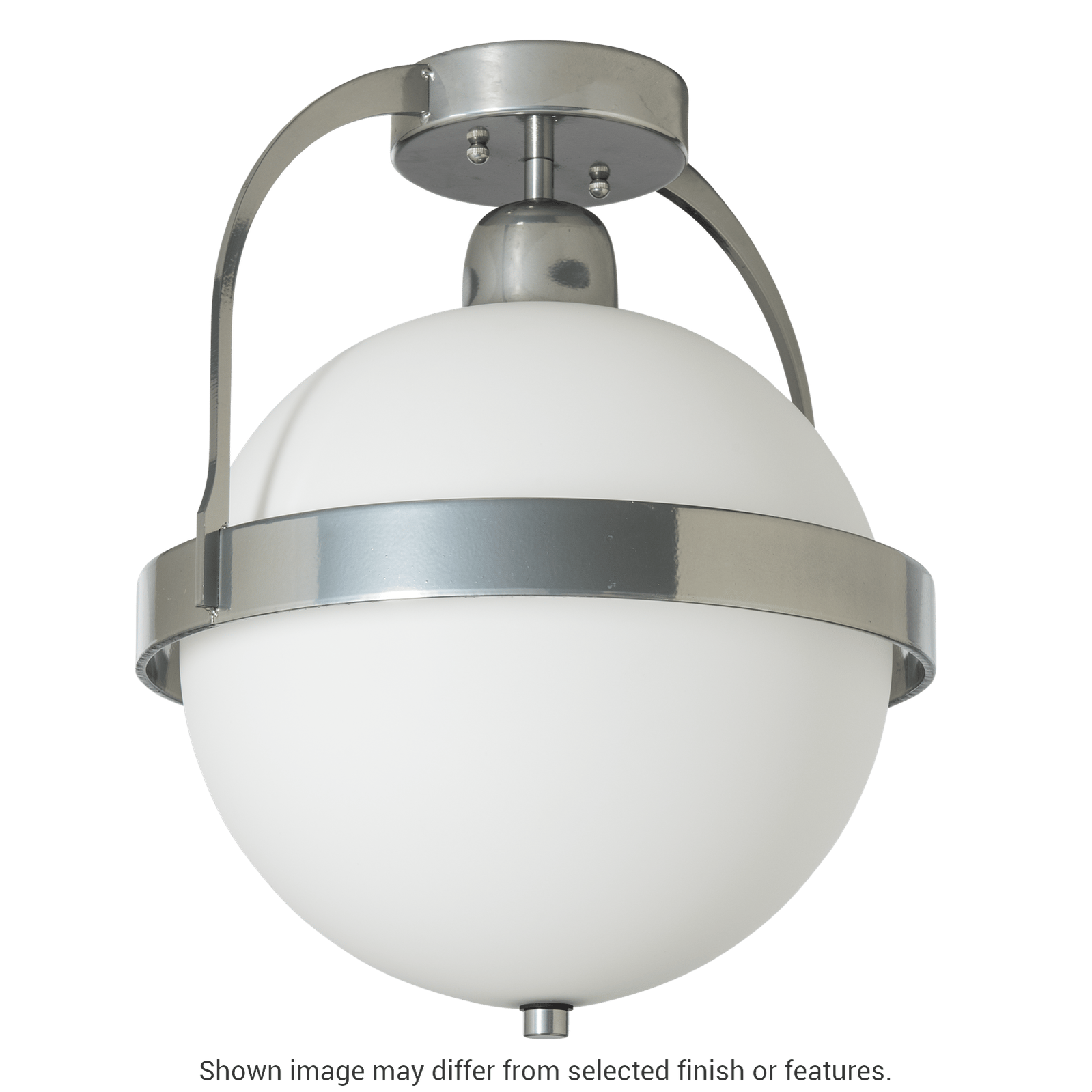 Atlas Semi-Flush - White by Hubbardton Forge