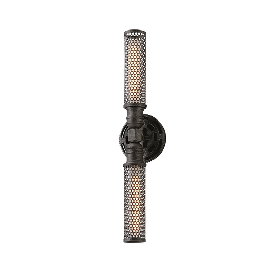 Atlas Wall Sconce - 2-Light - Aged Pewter - Troy Lighting B3832-APW