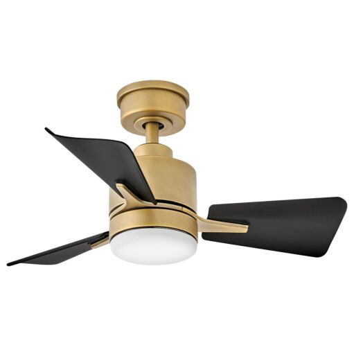 Atom 30" LED Fan - Heritage Brass by Hinkley Lighting