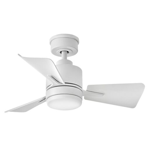 Atom 30" LED Fan - Matte White by Hinkley Lighting