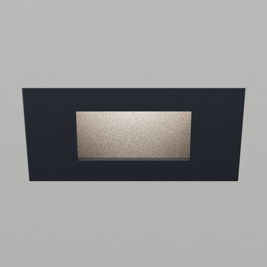 Atomos 1 Slim Square Pinhole Recessed Downlight - IC Airtight Housing - Wet Location Rated - Black Powder Coat/Black Baffle - 15 Degrees - 3000K by Lucifer Lighting