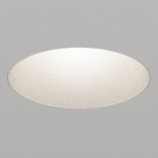 Atomos 2 Slim Round Trimless Recessed Downlight - IC Airtight Housing - Dry/Damp Location Rated - Matte White - 15 Degrees - 2700K by Lucifer Lighting