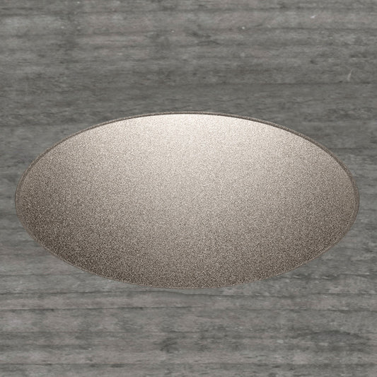 Atomos 2 Slim Round Trimless Wood Recessed Downlight - IC Airtight Housing - Wet Location Rated - Matte Black - 15 Degrees - Warm Dim (3000K - 1800K) by Lucifer Lighting