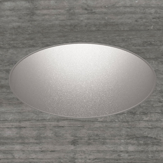 Atomos 2 Slim Round Trimless Wood Recessed Downlight - IC Airtight Housing - Wet Location Rated - Satin Silver - 50 Degrees - Warm Dim (3000K - 1800K) by Lucifer Lighting
