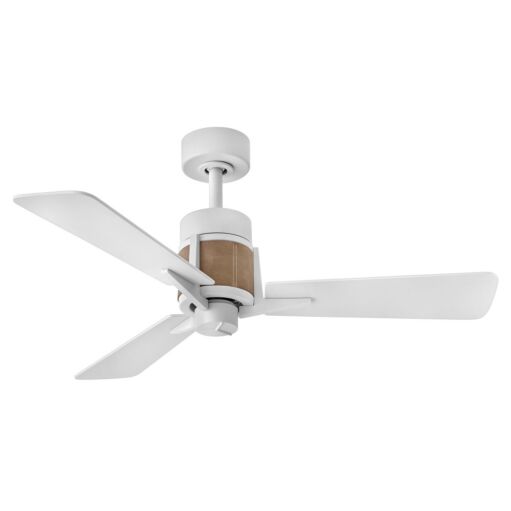 Atticus 42" LED Smart Fan - Matte White by Hinkley Lighting
