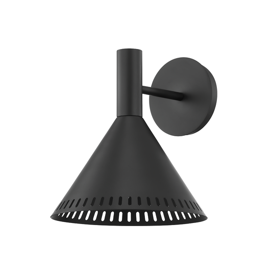 Atticus Wall Sconce - 1-Light - Soft Black - Troy Lighting B7661-SBK