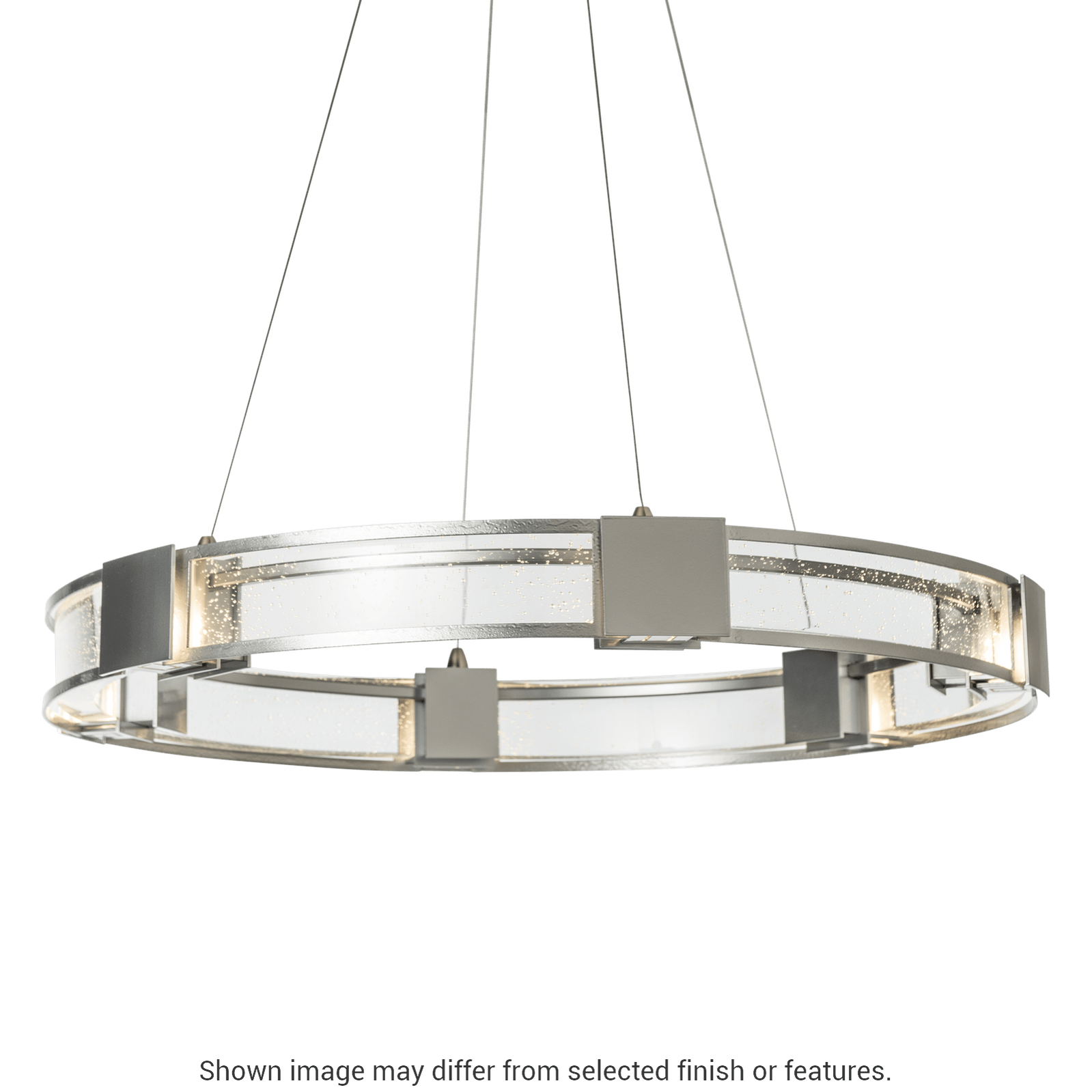 Aura Glass Pendant - White - Frosted Glass by Hubbardton Forge