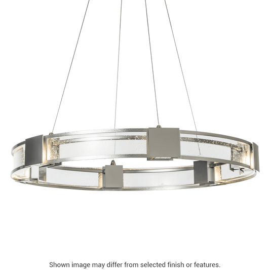 Aura Glass Pendant - White - Frosted Glass by Hubbardton Forge