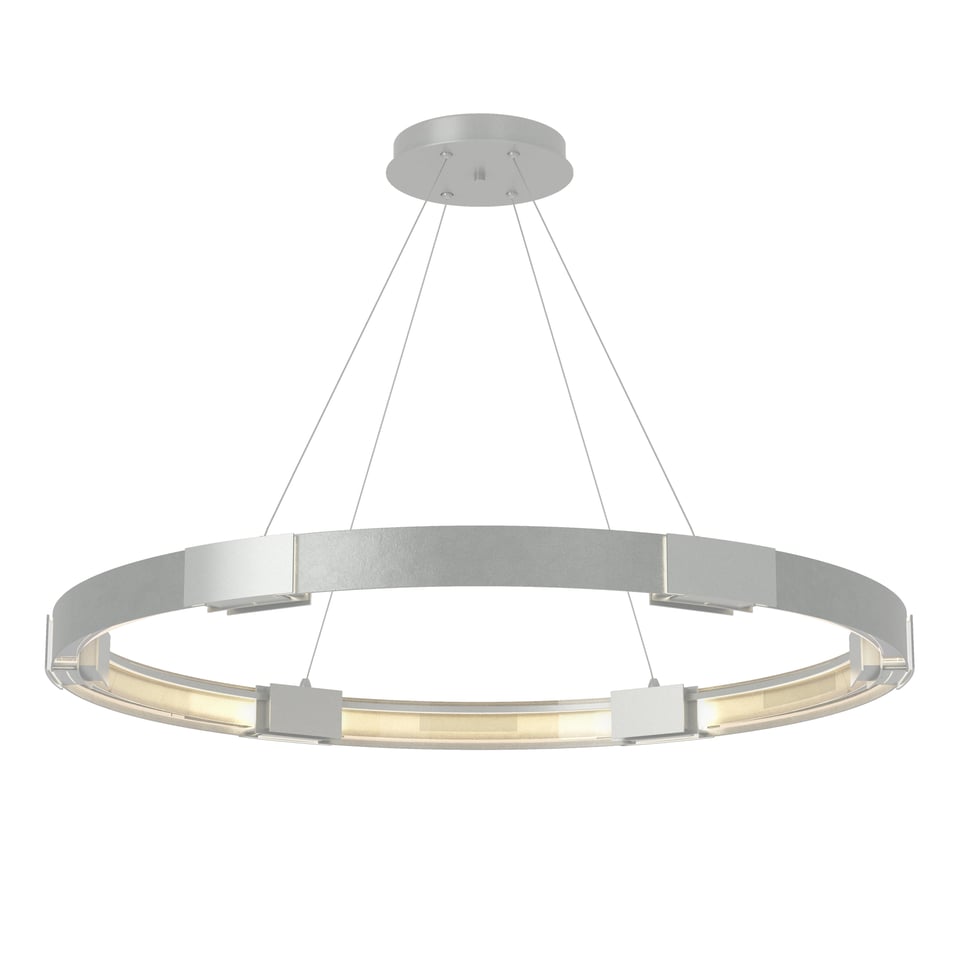 Aura Large LED Pendant - Vintage Platinum by Hubbardton Forge