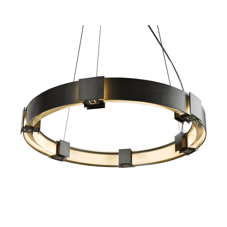 Aura Pendant - Dark Smoke by Hubbardton Forge