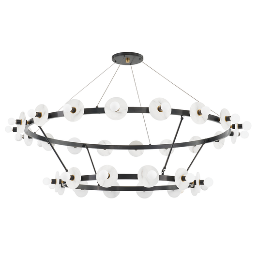 Austen Chandelier - 30-Light - Aged Old Bronze by Hudson Valley Lighting
