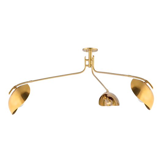 Avondale 3-Light Semi-Flush by Hudson Valley Lighting