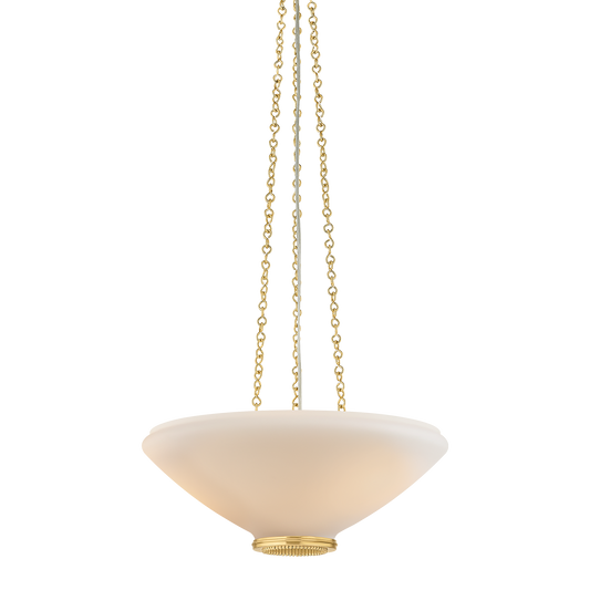 Awosting Pendant - Aged Brass by Hudson Valley Lighting