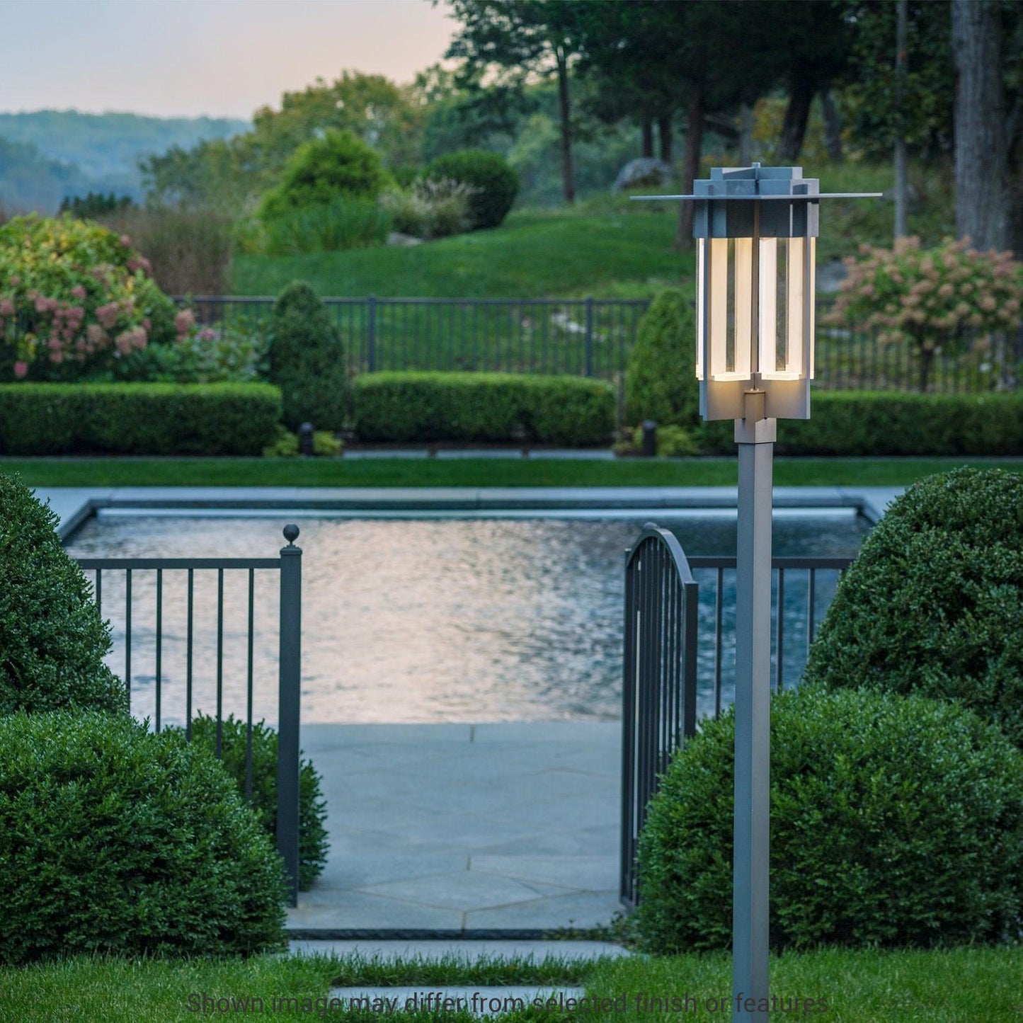 Axis Large Outdoor Post Light - White by Hubbardton Forge