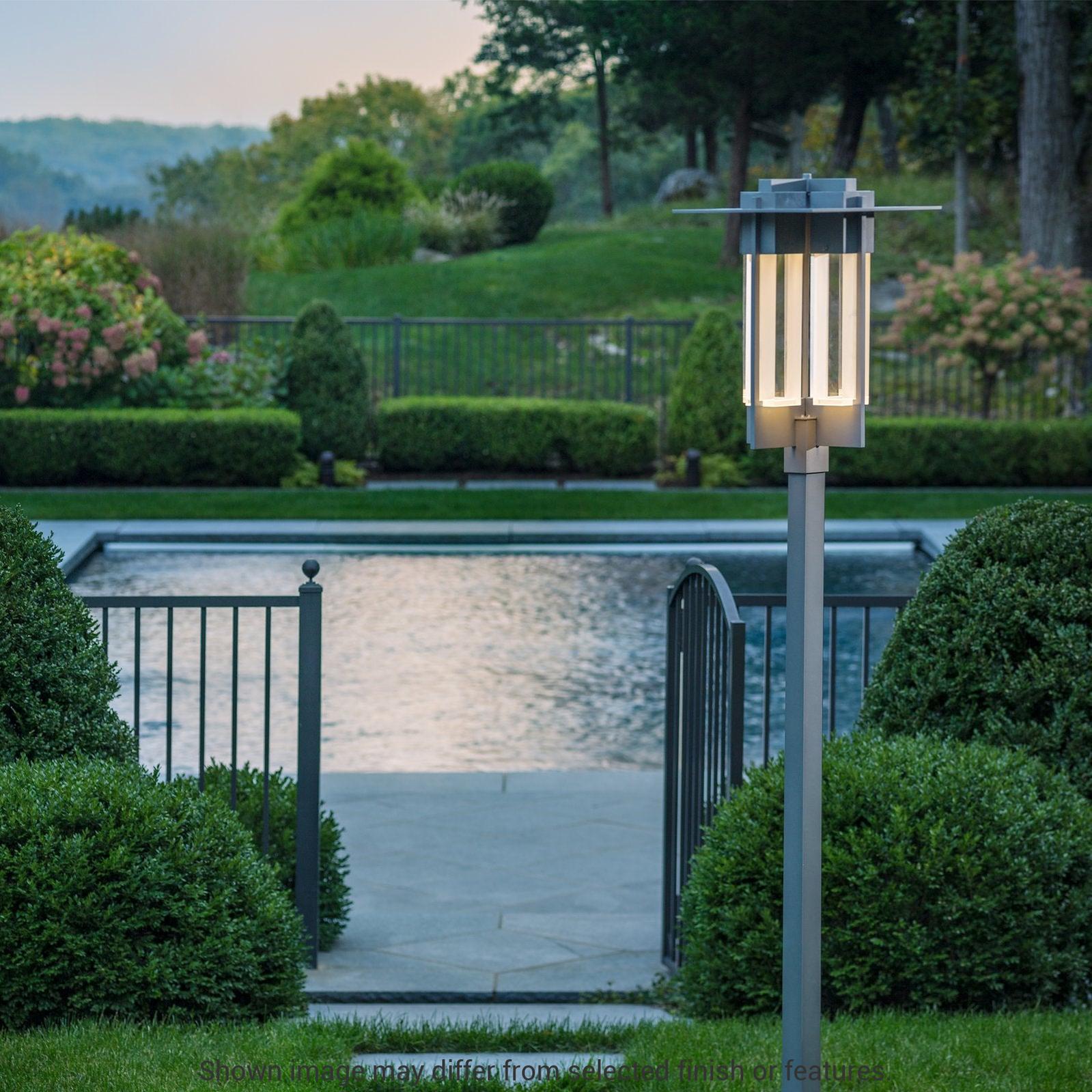 Axis Large Outdoor Post Light - White by Hubbardton Forge