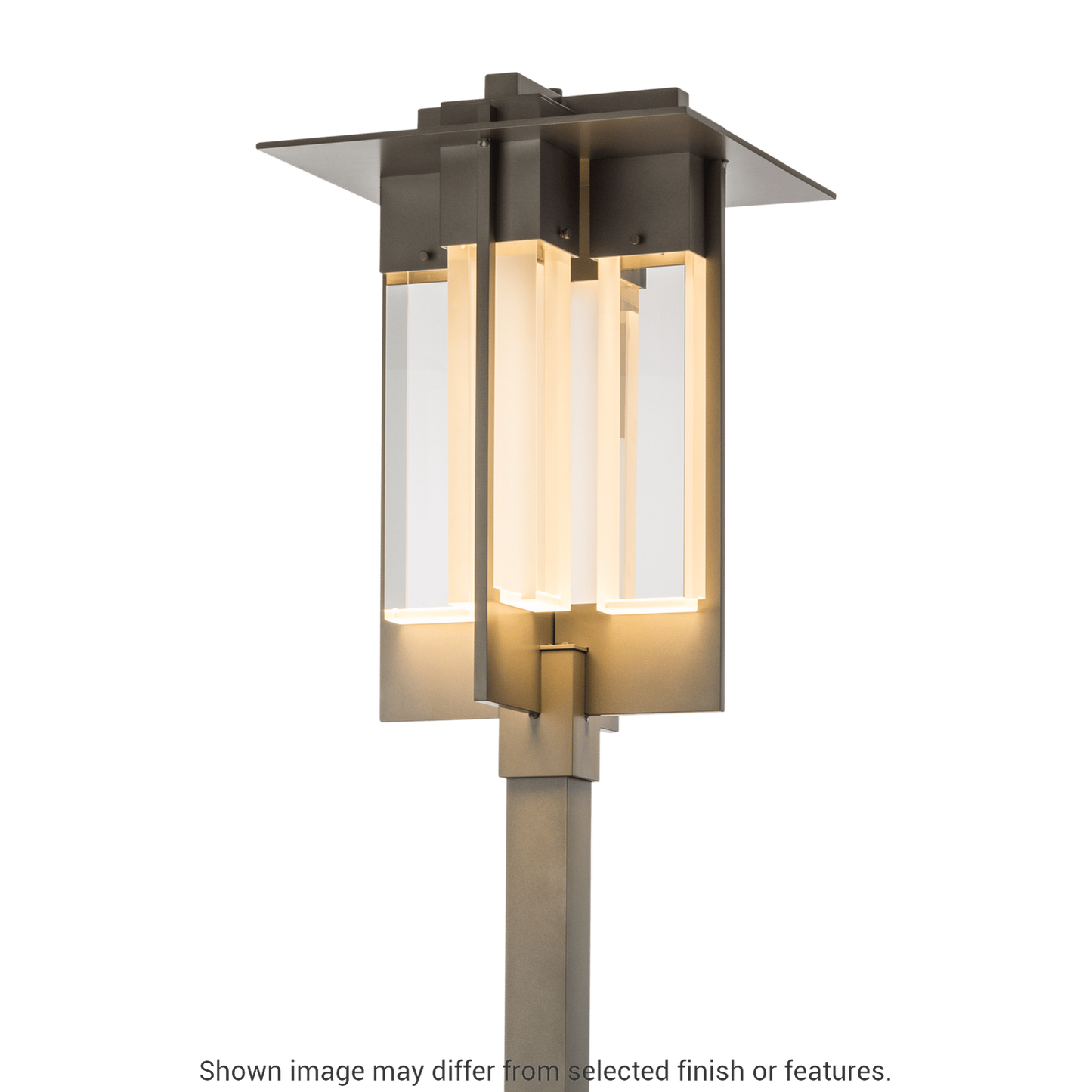 Axis Large Outdoor Post Light - White by Hubbardton Forge