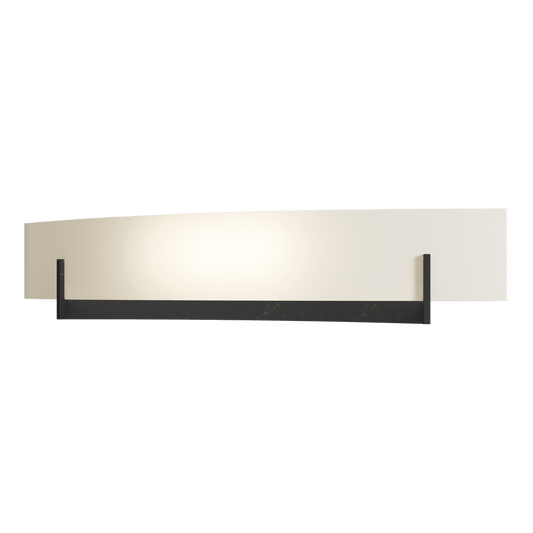 Axis Large Sconce - Black - Opal Glass by Hubbardton Forge