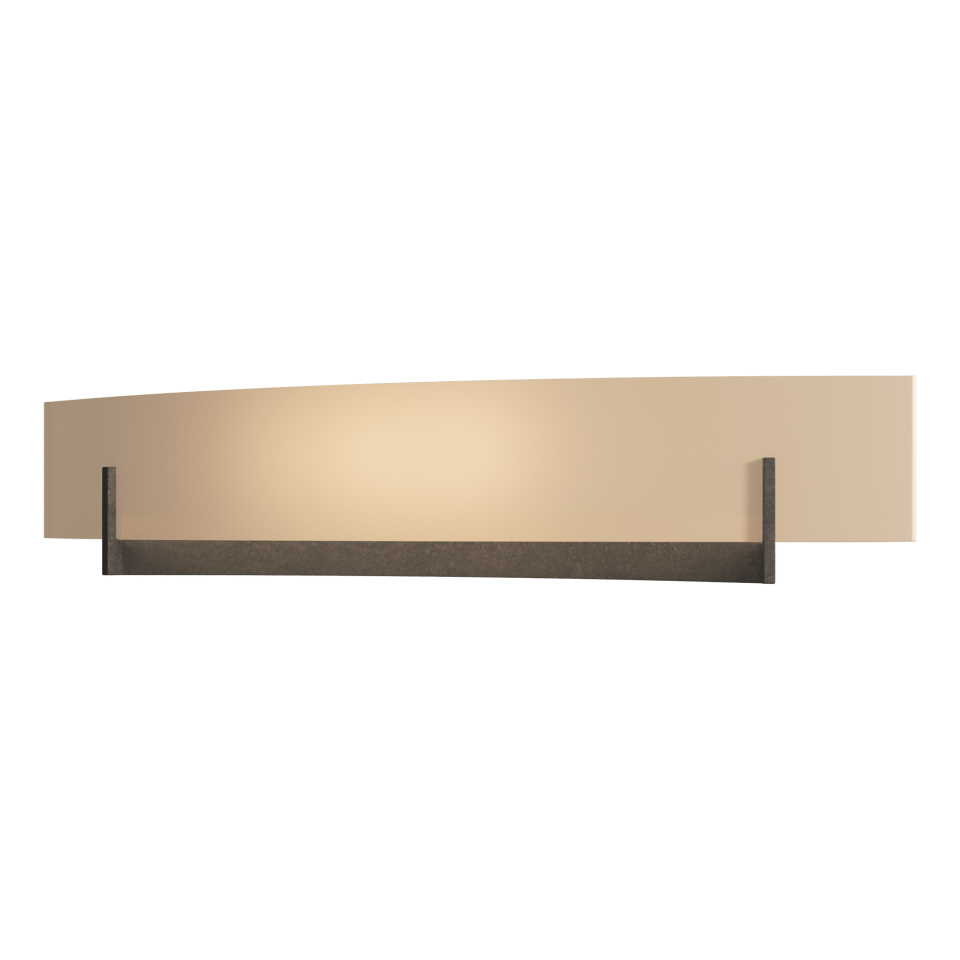 Axis Large Sconce - Bronze - Sand Glass by Hubbardton Forge