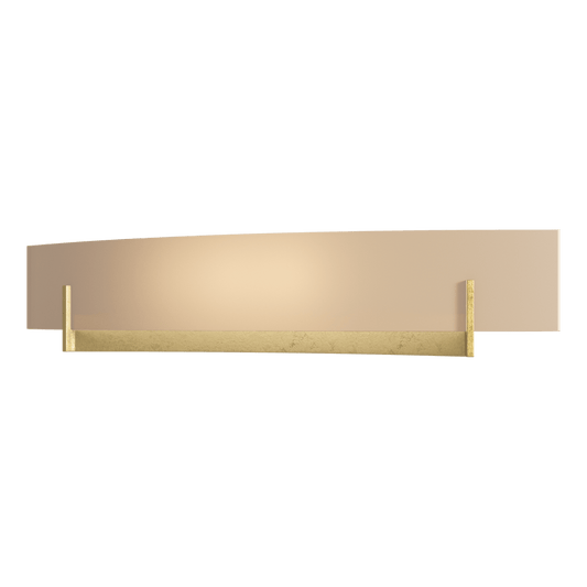 Axis Large Sconce - Modern Brass - Sand Glass by Hubbardton Forge